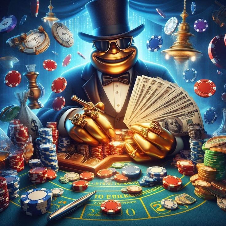 Ilustrasi permainan kasino live dan slot online di kongsi88